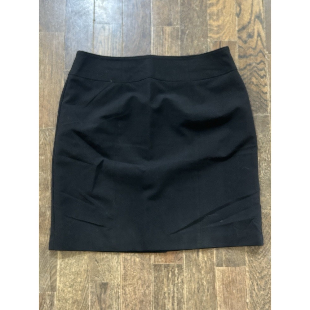 Worthington Pencil Skirt Womens‎ 16 Perfect Fit Stretch Black Welt Pocket Lined